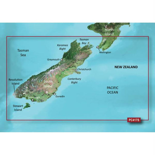 Garmin BlueChart&reg; g2 Vision&reg; - VPC417S - New Zealand South - microSD&trade;-SD&trade;