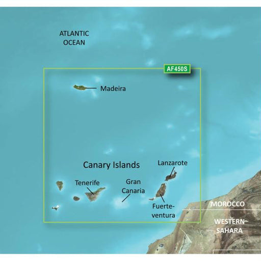 Garmin BlueChart&reg; g2 Vision&reg; - VAF450S - Madeira & Canary Islands - microSD&trade;-SD&trade;