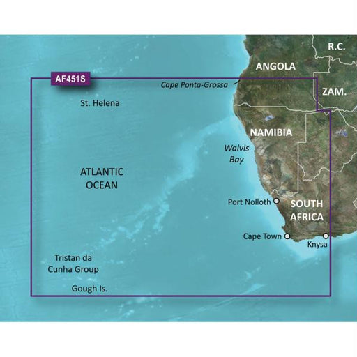 Garmin Bluechart&reg; g2 Vision&reg; - VAF451S - Namibia - Knysna, SA - microSD&trade;-SD&trade;