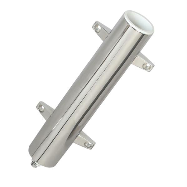 Lee's Stainless Steel Heavy Duty Bulkhead Mount w- Swivel Base - Extra Long 2.25&quot; OD X 14.5&quot; Tube