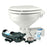 Jabsco Compact Height Quiet Flush Electric Toilet - Seawater