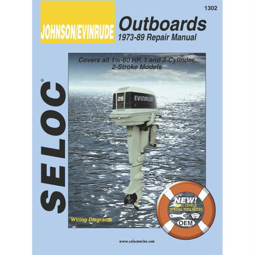 Seloc Service Manual - Johnson-Evinrude - Outboard - 1-2 Cyl - 1973-89