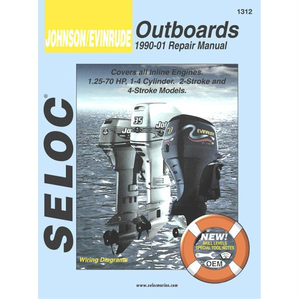 Seloc Serive Manual - Johnson-Evinrude - Inline Engines - 1990-2001