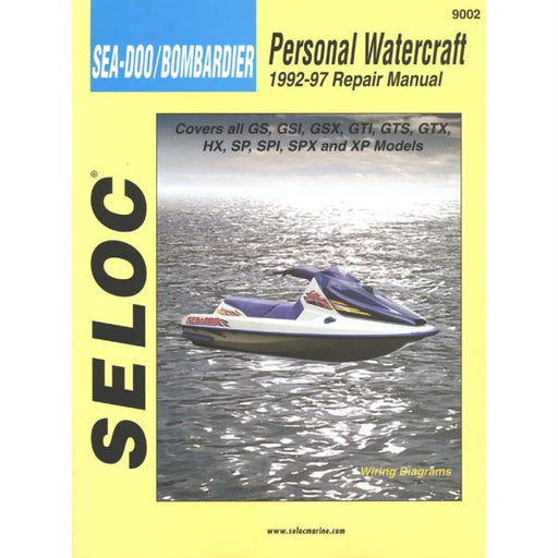 Seloc Service Manual - Sea-Doo-Bombardier - 1992-97