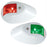 Perko LED Side Lights - Red-Green - 24V - White Epoxy Coated Housing