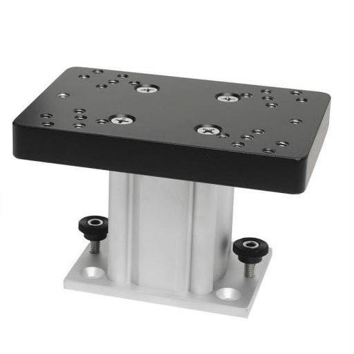 Cannon Aluminum Fixed Base Downrigger Pedestal - 4&quot;