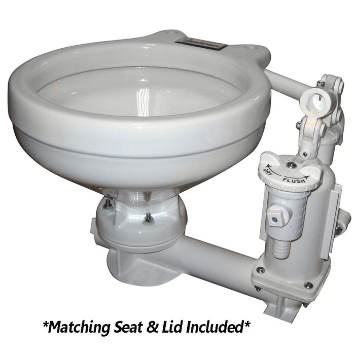 Raritan Standard Manual Toilet II on Compact II Base