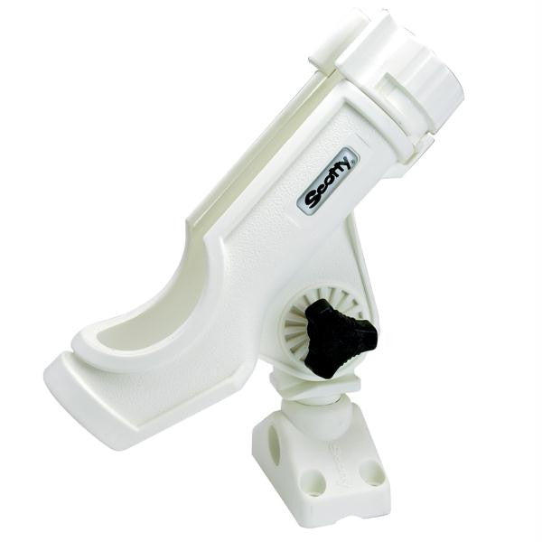 Scotty Powerlock Rod Holder White w-241 Side-Deck Mount