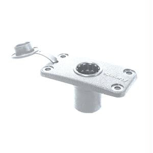 Scotty 244 Flush Deck Mount White w-Rain Cap