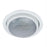 Perko Round Surface Mount LED Dome Light w-Trim Ring - White Powder Coat