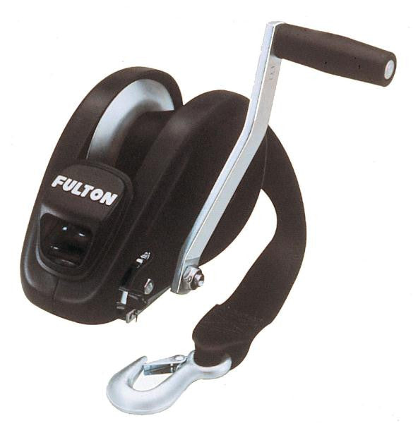 Fulton 1,400 lbs. Single Speed Winch w-Strap - XLT Series