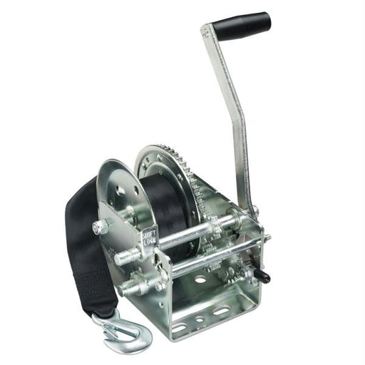 Fulton 2,000 lbs. 2-Speed Strap Winch w-Strap - HP Series