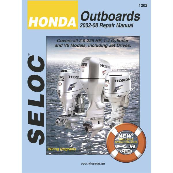 Seloc Service Manual - Honda Outboards 2002-2008