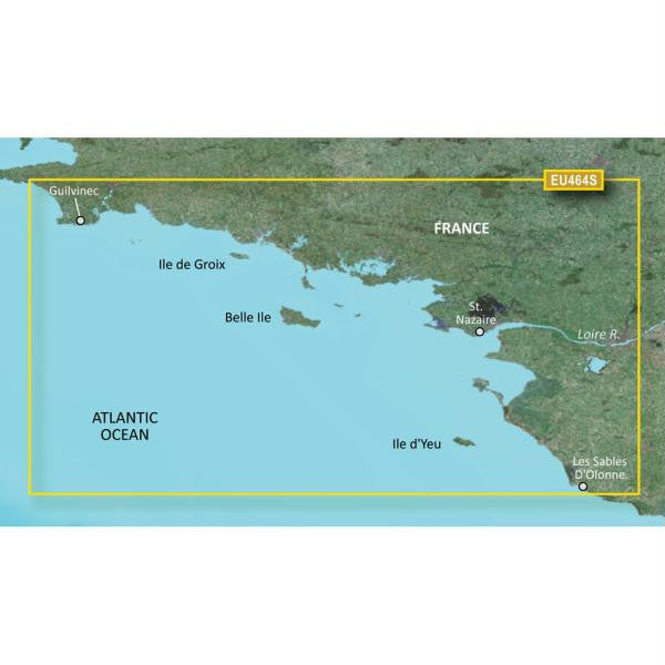 Garmin BlueChart&reg; g2 - HXEU464S - Penmarch To Les Sables D'Olonne - microSD&trade;-SD&trade;