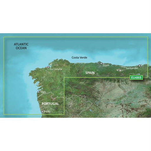 Garmin BlueChart&reg; g2 - HXEU486S - Galicia & Asturias - microSD&trade;-SD&trade;