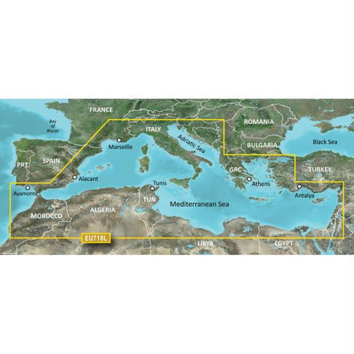 Garmin BlueChart&reg; g2 - HEU718L - Mediterranean Sea - microSD&trade;-SD&trade;