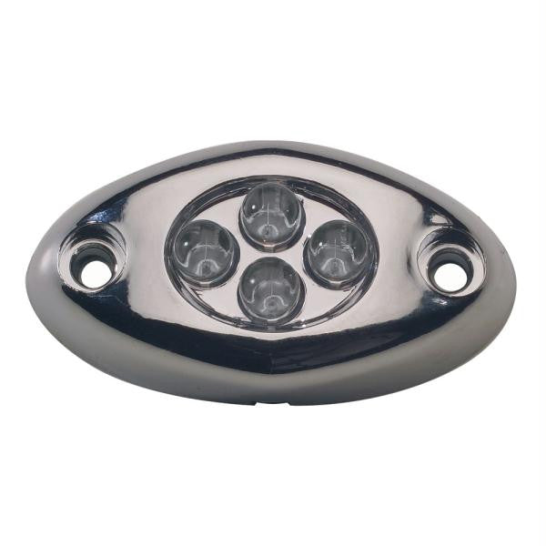 Innovative Lighting Surface Mount Coutesy Light - White, Chrome