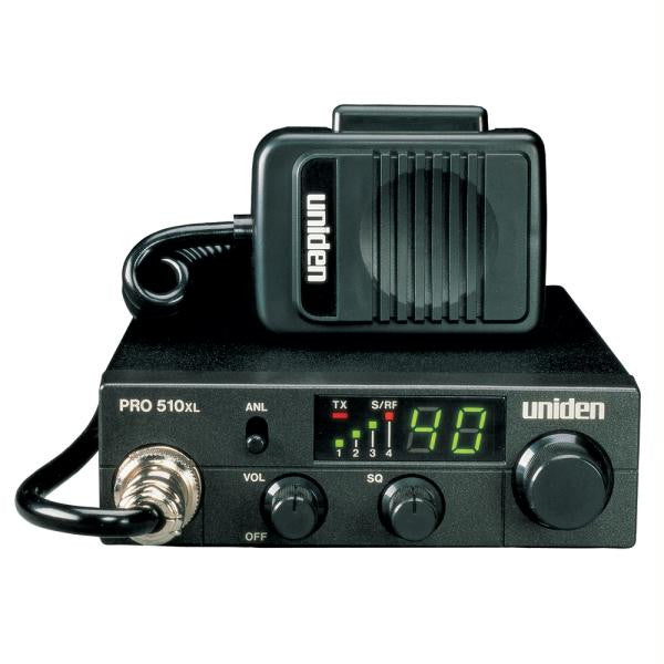 Uniden PRO510XL CB Radio w-7W Audio Output