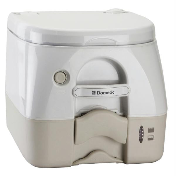 Dometic - 974MSD Portable Toilet 2.6 Gallon - Tan w-Brackets