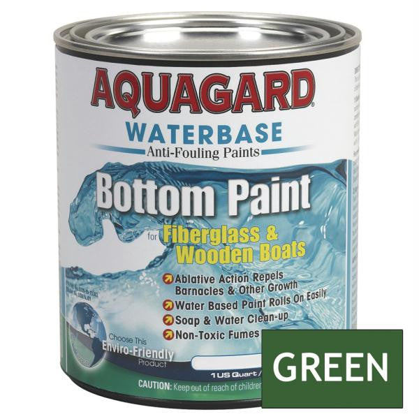 Aquagard Waterbased Anti-Fouling Bottom Paint - 1Qt - Green