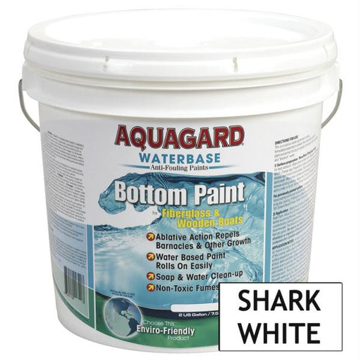 Aquagard Waterbased Anti-Fouling Bottom Paint - 2Gal - Shark White