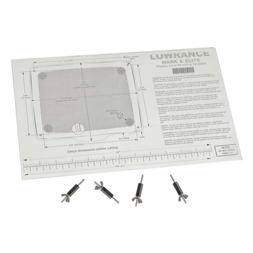 Lowrance Elite-Mark Flush Mount Kit 5&quot; FM-ME5