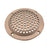 Perko 3-1-2&quot; Round Bronze Strainer MADE IN THE USA