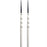 Lee's 16.5' Bright Silver Black Spike Telescopic Poles f-Sidewinder