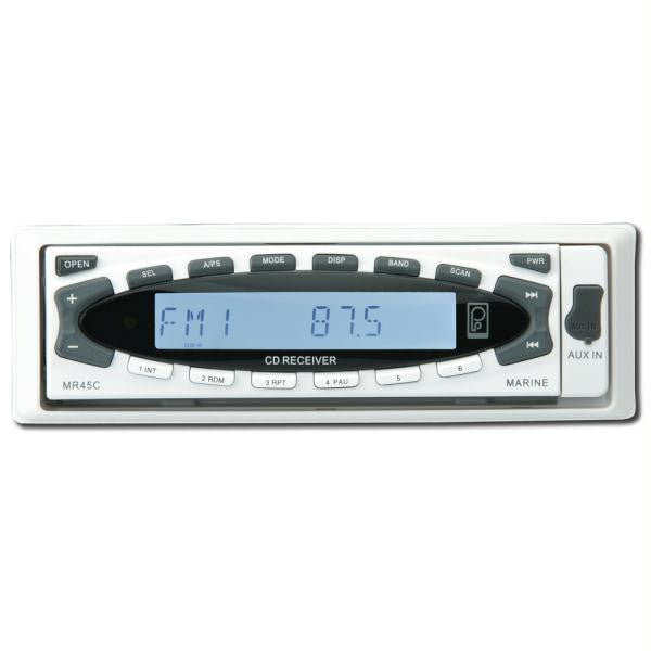 PolyPlanar AM-FM-CD-MP3-WMA-No Sirius - White