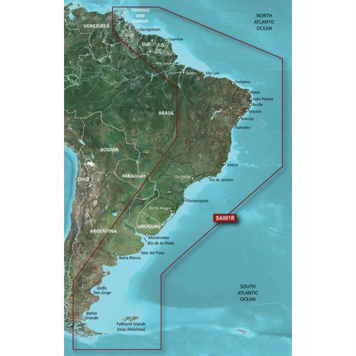 Garmin BlueChart&reg; g2 - HXSA001R - South America East Coast - microSD&trade;-SD&trade;