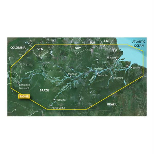 Garmin BlueChart&reg; g2 - HXSA009R - Amazon River - microSD&trade;-SD&trade;