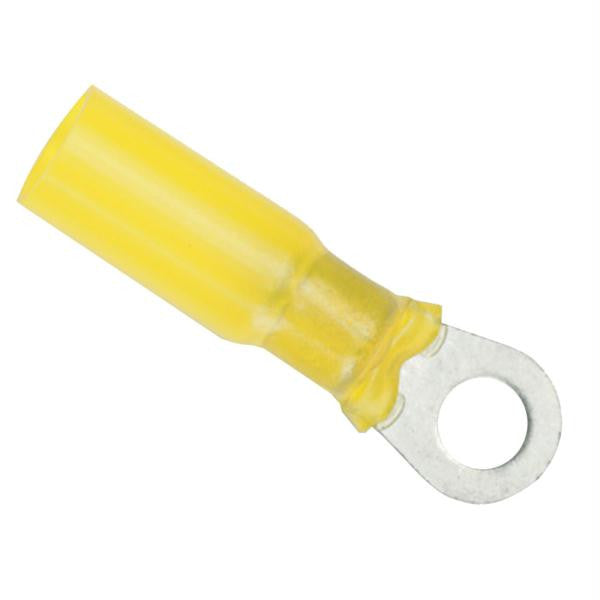 Ancor 12-10 Gauge - #8 Heat Shrink Ring Terminal - 100-Pack