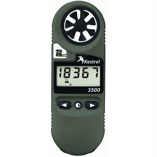 Kestrel 3500 Pocket Weather Meter - Olive Drab Night Vision