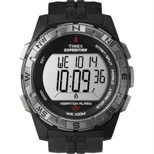 Timex Expedition Vibrate Alert Watch - Full Size - Black