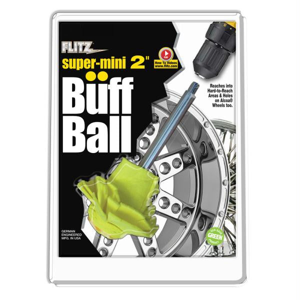 Flitz Buff Ball - Super Mini 2&quot; - Yellow