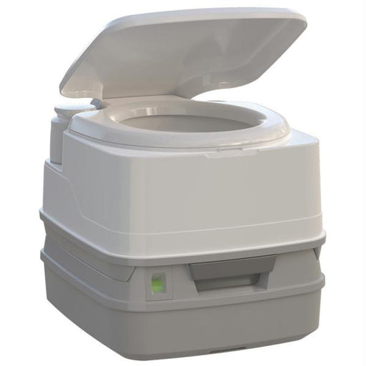 Thetford Porta Potti 260P MSD Marine Toilet 90&deg; with Piston Pump, Level Indicator, and Hold-Down Kit