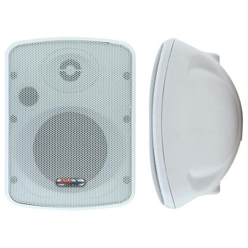 Boss Audio MR12 Marine 2-Way Box Speaker - 100W - (Pair) White