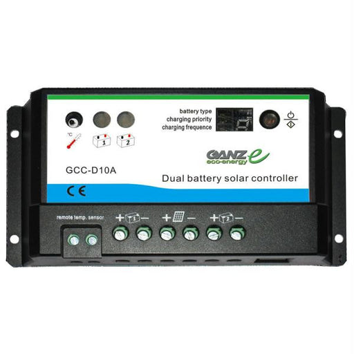 Ganz Eco-Energy Dual Charge Controller - 12-24V