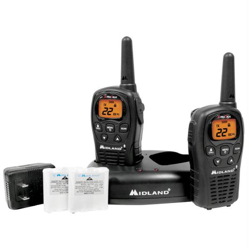 Midland LXT500VP3 22 Channel GMRS Radios - Black