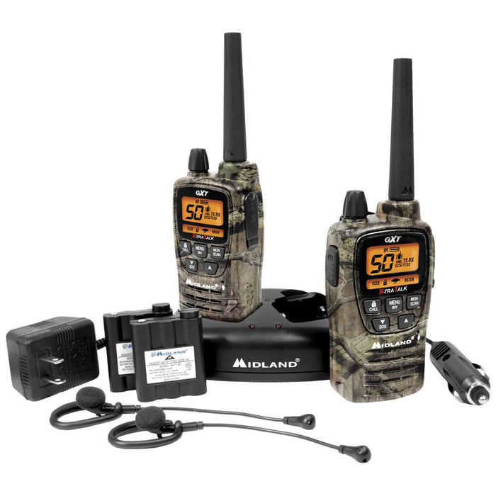 Midland GXT2050VP4 50 Channel GMRS Radios - Camo