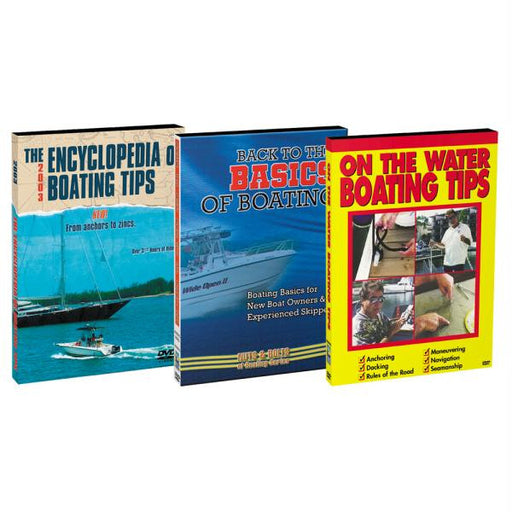 Bennett DVD - Boating Basics DVD Set w-Enc. of Boating Tips, Back to the Basics of Boating & On The Water Boating Tips