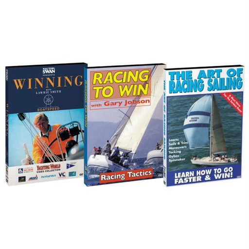 Bennett DVD - Sailboat Racing DVD Set w-Winning, Racing To Win: Racing Tactics & The Art Of Racing Sailing