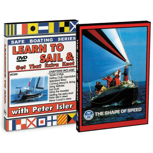 Bennett DVD - Sailboat Racing DVD Set w-Learn To Sail & Get That Extra Knot & The Shape Of Speed