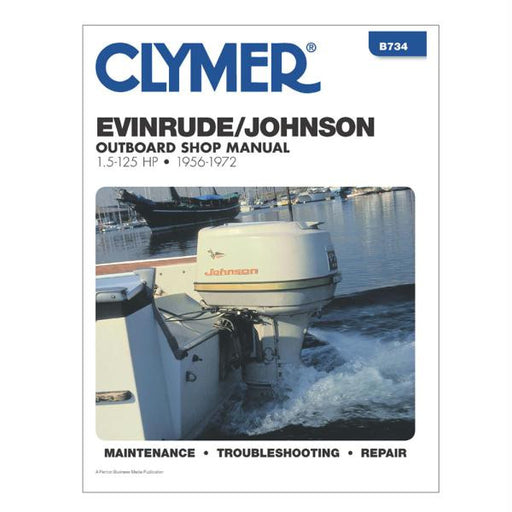 Clymer Evinrude-Johnson 1.5-125 HP Outboards (1956-1972)