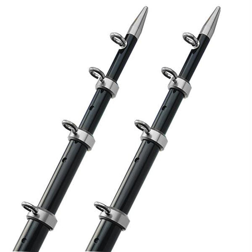 TACO 15' Telescopic Outrigger Poles HD 1-&#189;&quot; - Black-Silver