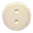 Beckson 6&quot; Smooth Center Screw-Out Deck Plate - Beige