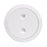 Beckson 6&quot; Non-Skid Screw-Out Deck Plate - White