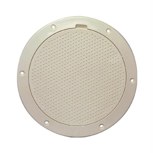 Beckson 6&quot; Non-Skid Pry-Out Deck Plate - Beige