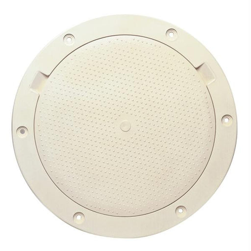 Beckson 8&quot; Non-Skid Pry-Out Deck Plate - Beige