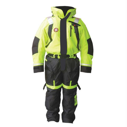 First Watch Anti-Exposure Suit - Hi-Vis Yellow-Black - Medium